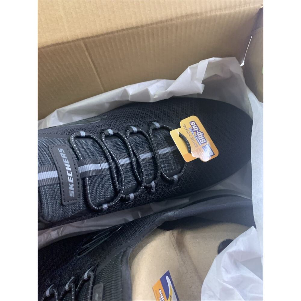 Skechers Men's Summits High Range Memory Foam Slip-In Size 12 Blk/Charcoal - Picture 3 of 12